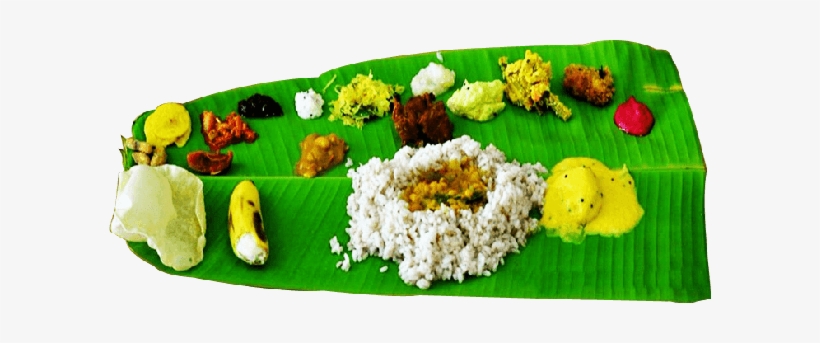 Banana Leaf Rice Png - Onam Sadhya Banana Leaf Png - Free Transparent PNG  Download - PNGkey