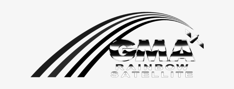 Gma Rainbow Satellite Print Logo 1992 - Graphic Design, transparent png #3640036