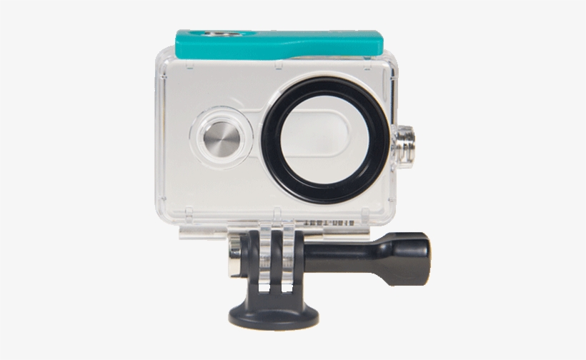Yi Actioncamera Waterproofcase Green 1 V=1503454837 - Xiaomi Yi Waterproof Case Original, transparent png #3640211