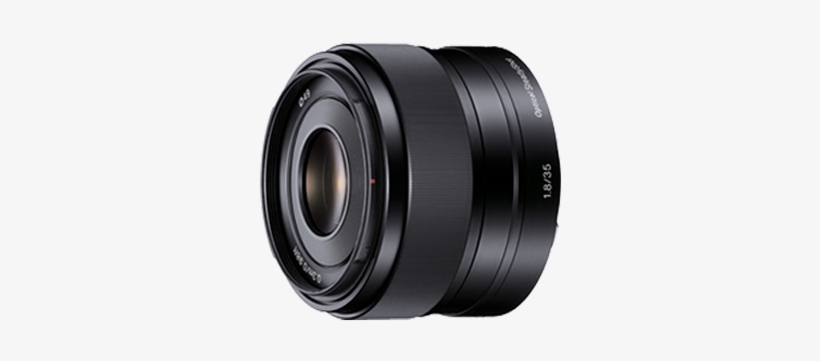 Sony Sel 35mm F/1 - S0ny Sel35f18 E 35mm F1.8 Oss Lens, transparent png #3640327