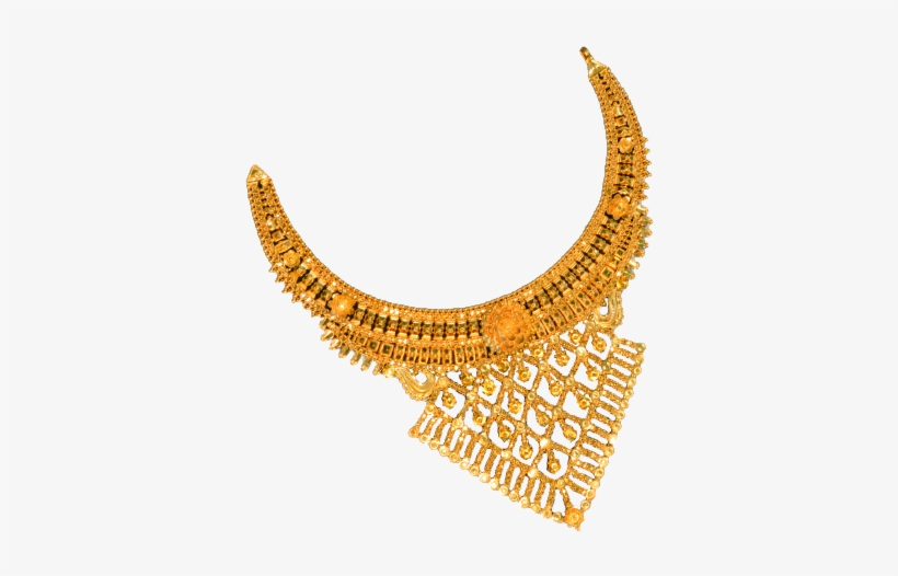 Gold Necklace - Jewellery Garden Pvt Ltd, transparent png #3640511