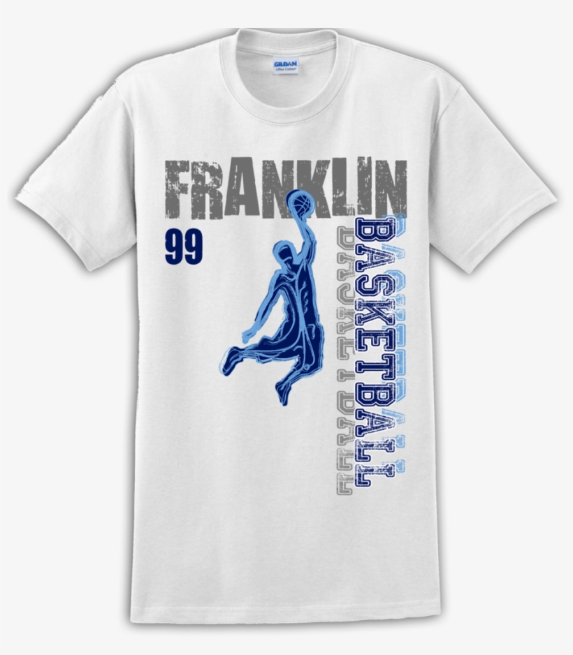 Franklin Basketball Hoops T-shirt With Player Number - Gravity, transparent png #3640549