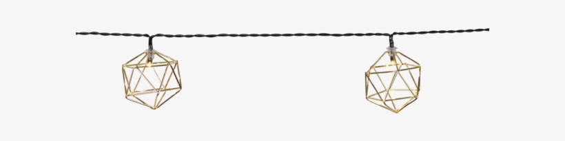 Light Chain Edge - Ljusslinga Edge Mässing 10 Lampor - Star Trading, transparent png #3640611