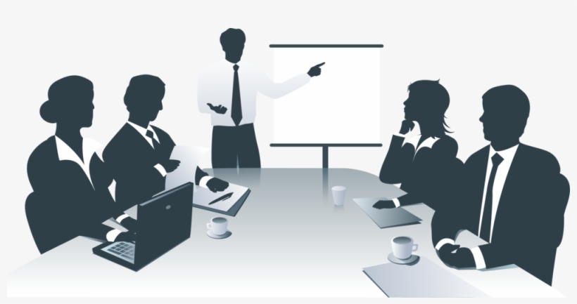 Business Men People Clipart - Office Meeting Clip Art, transparent png #3641062