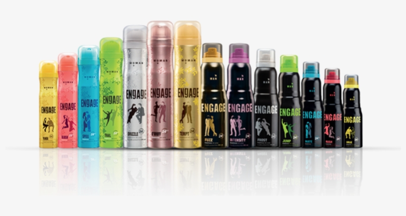 Itc Expands Portfolio Of Engage With New Range Of Perfume - Engage Fuzz And Mate Combo Set(set, transparent png #3641224