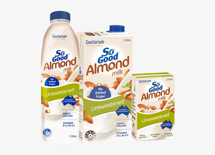 So Good™ Almond Milk Unsweetened - Almond Milk So Good, transparent png #3641557