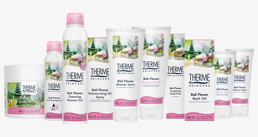 Bali Flower - Therme Douchegel Bali Flower 200ml, transparent png #3641563