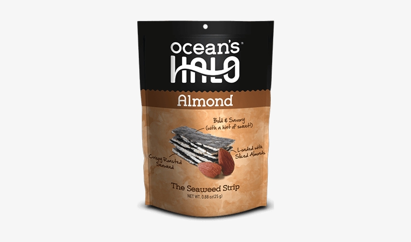 Ocean's Halo - The Seaweed Strip Almond & Chocolate, transparent png #3641625