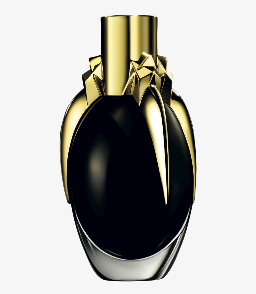 Perfume Transparent - Lady Gaga Fame Black Fluid 100ml, transparent png #3641688