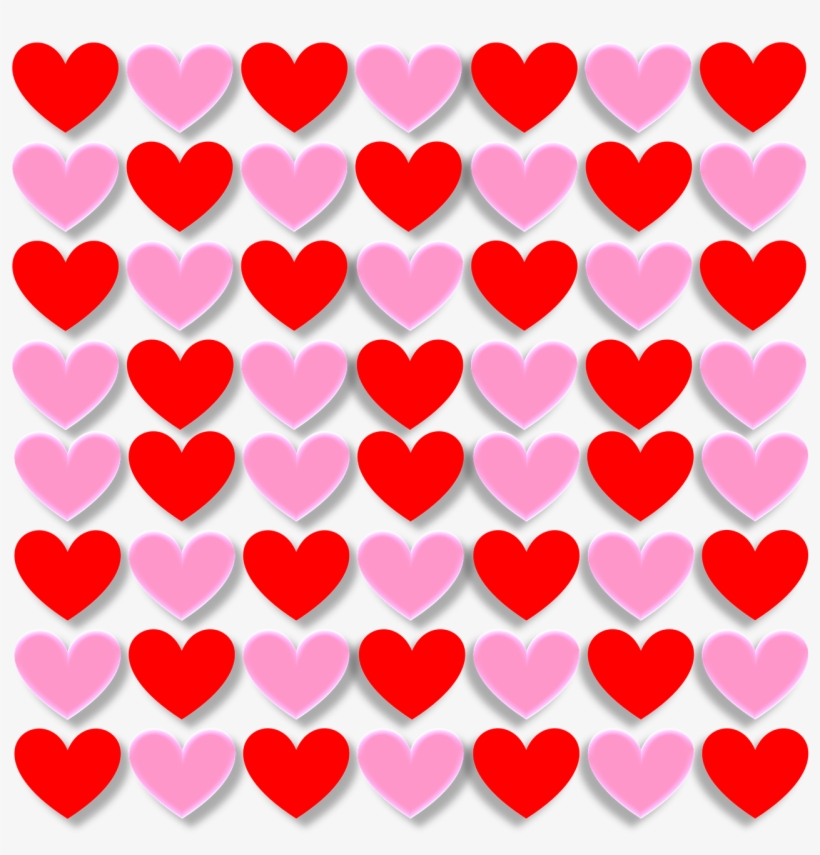 Wedding, Hearts, Love, Valentine, Red, Pink, 3d - Three-dimensional Space, transparent png #3642499