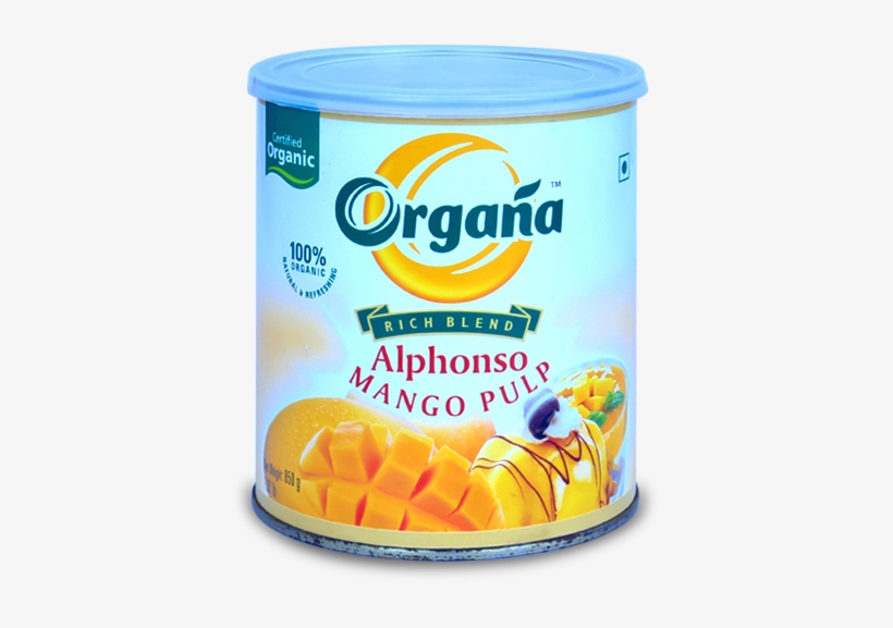 Organic Mango Pulp - Organa, transparent png #3642934