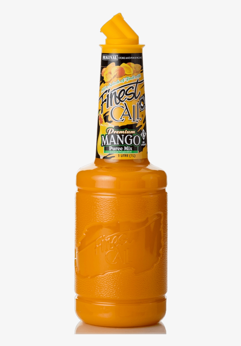 We Searched The Globe Until We Found The Mango Variety - Finest Call White Peach Puree 1 Litre Bottle, transparent png #3642955