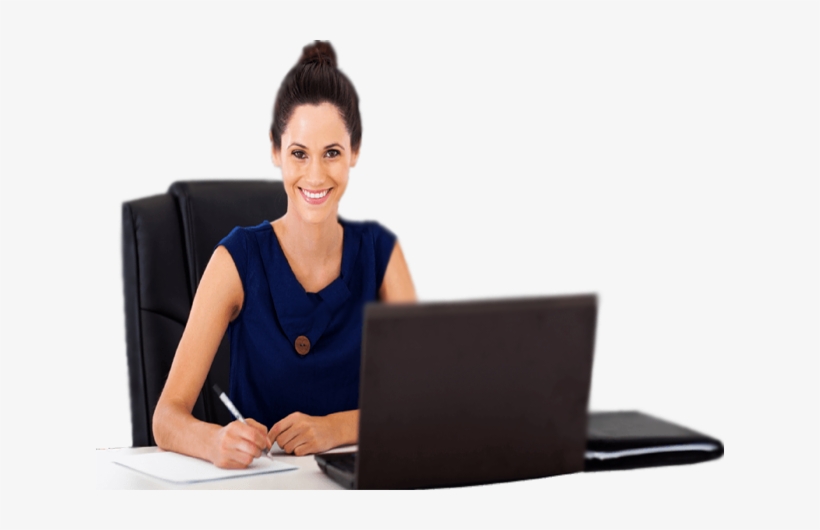 Ecommerce Website Design Solutions In Uk & Usa - Office Girl Free, transparent png #3643145