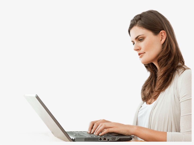 Photo Of Woman Marketing Car Dealership Online - Sitting, transparent png #3643178