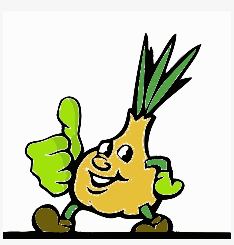 This Free Icons Png Design Of Onion With Thumb Up, transparent png #3643199