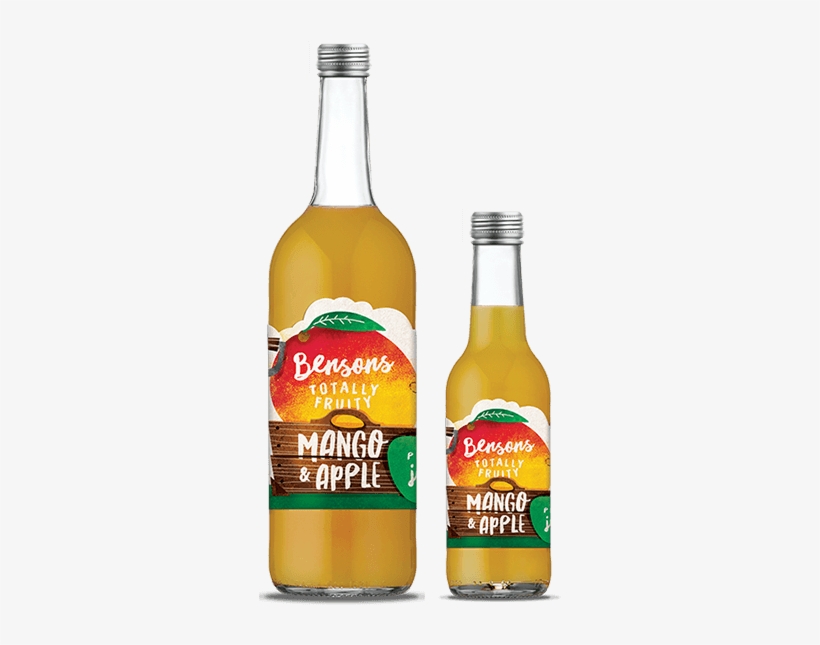 Alphonso Mangoes Blended With Crisp Pressed British - Glass Bottle, transparent png #3643383