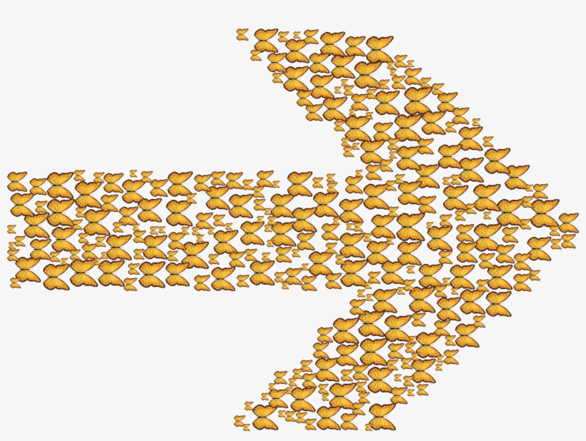 This Free Icons Png Design Of Butterflies Arrow, transparent png #3643806