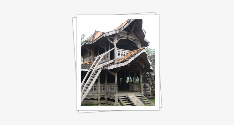 Borneo Wooden House - Wooden Traditional Indonesian House, transparent png #3644899