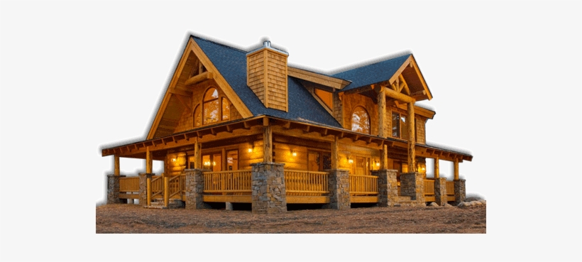 The Mountain View Lodge Log Home On Sale Now - Log Cabin, transparent png #3644934