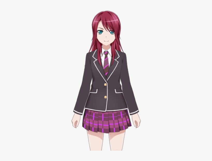 Middle School Uniform Memorial Live2d Model - Tomoe Udagawa School Uniform, transparent png #3645048