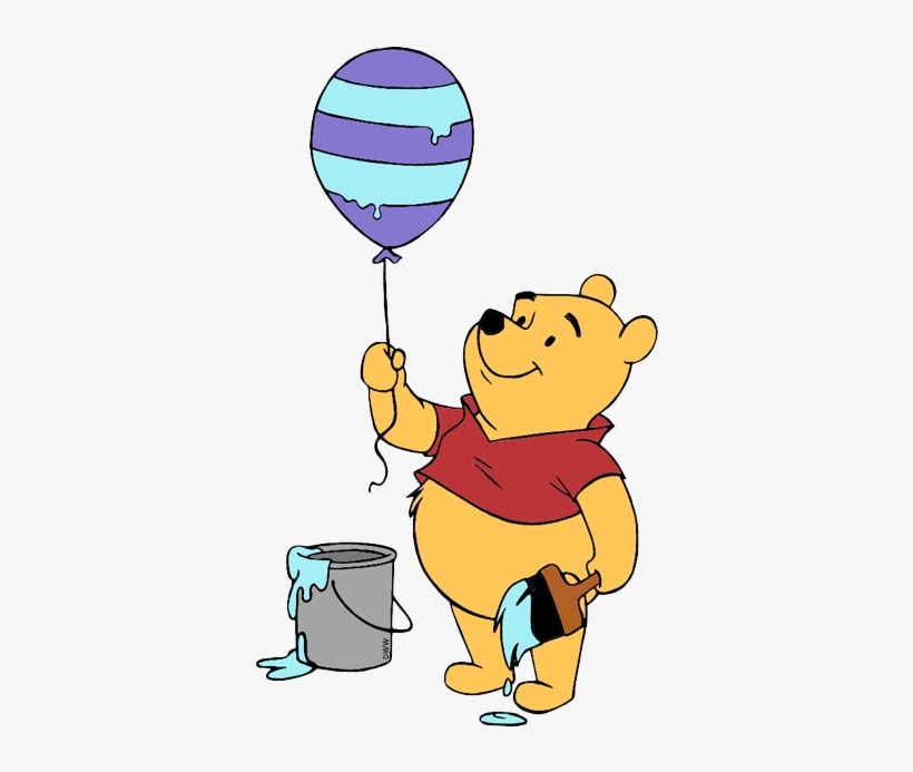 Winnie The Pooh - Winnie The Pooh Easter Clipart, transparent png #3645136