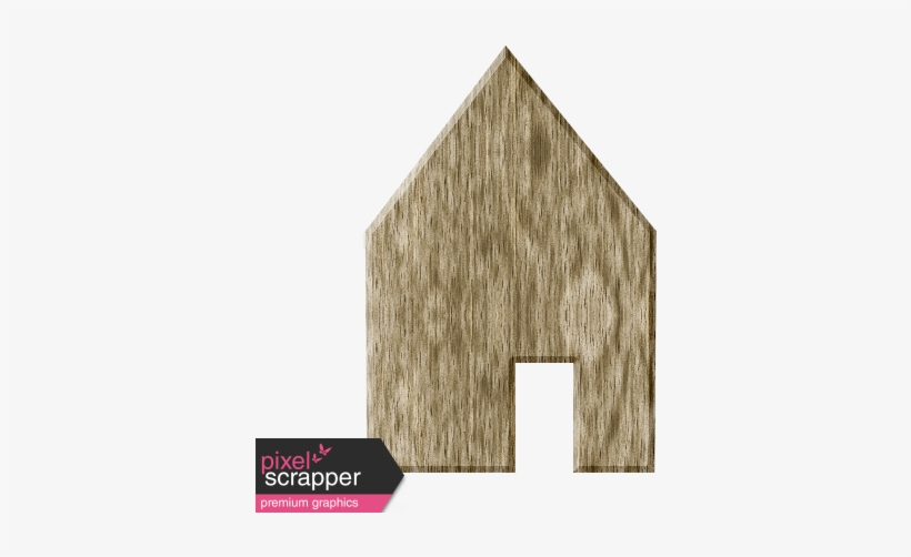 Our House - Wooden House - Shape, transparent png #3645172
