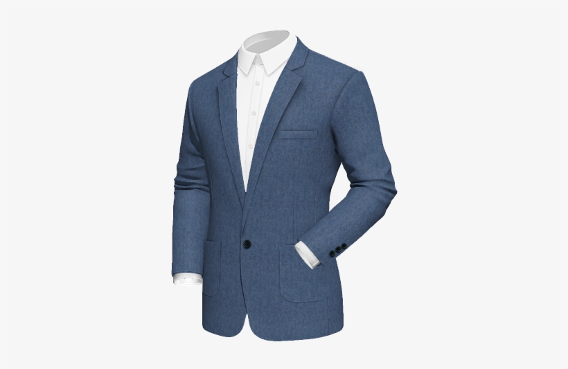 Blazers For Men - Velvet Blue Paisley Jacket, transparent png #3645363