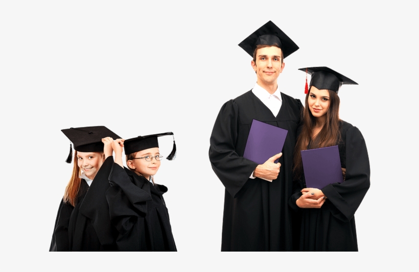 Graduation Gowns From Primary And High Schools - Graduation Ceremony, transparent png #3645420