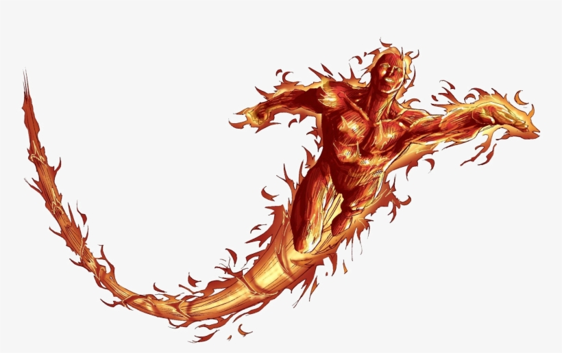 Human Torch Transparent Image - Human Torch Png, transparent png #3645464