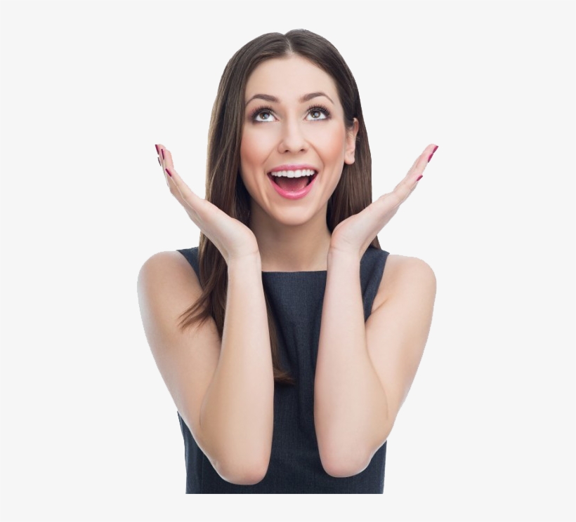 Happy-woman - Happy Face Woman Png, transparent png #3645515