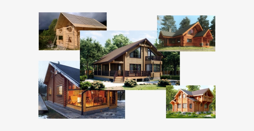 Wooden Cottages - House, transparent png #3645578