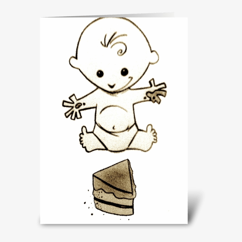 Baby's 1st Birthday/cake Greeting Card - Birthday, transparent png #3646015
