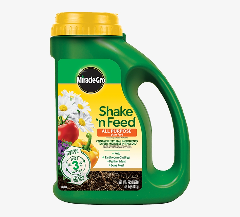 Shake N Feed Miracle Grow, transparent png #3646641