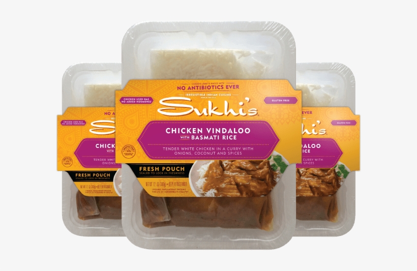 Chicken Vindaloo - Sukhi's Chicken Samosas - 7 Oz Box, transparent png #3647066
