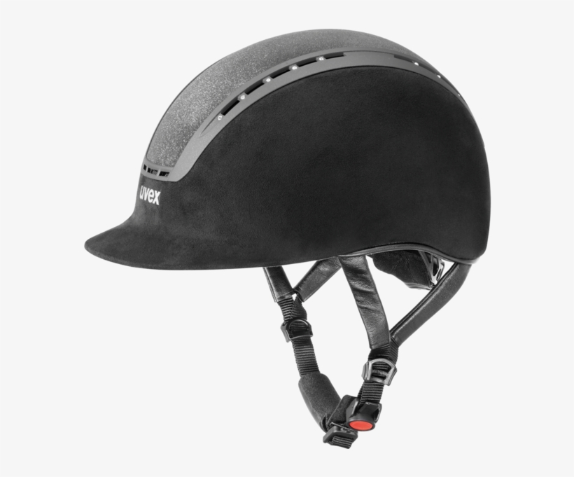 Uvex Suxxeed Glamour Riding Helmet - Uvex Suxxeed Glamour Riding Helmet Black Matt 54-55cm, transparent png #3647622