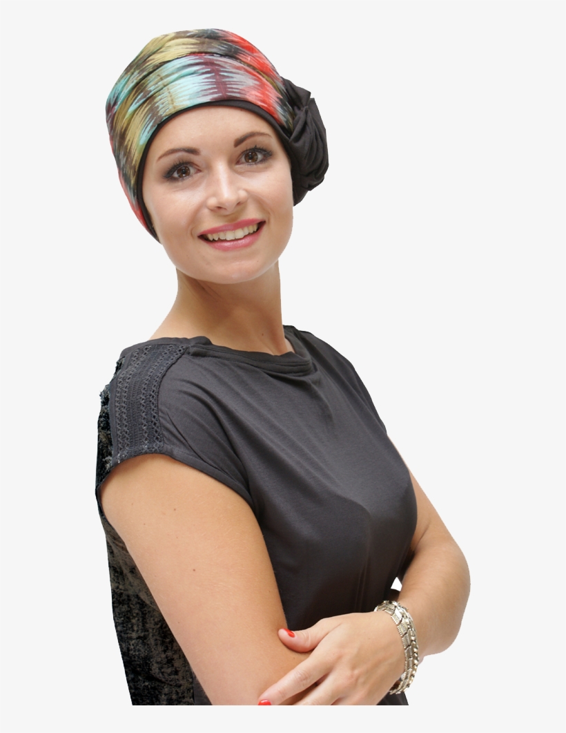 Chemo Hats And Scarves Autumn Jazz Silk Chemo Scarf - Alma 2 - Chemo Hat, transparent png #3647762