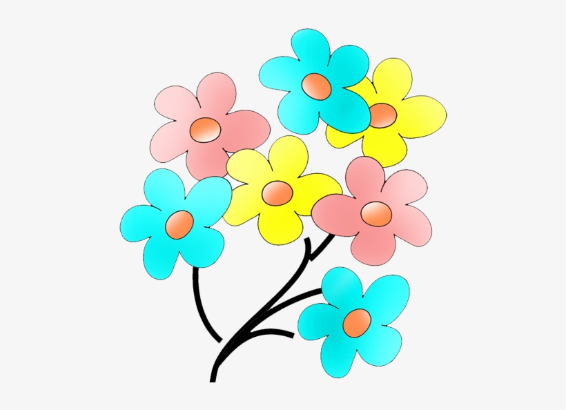 Flowers Flower Image Gallery Useful Floral Clip Art - Colorful Flowers Clipart, transparent png #3647868