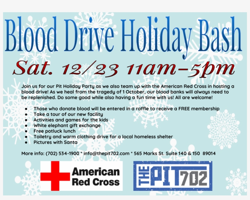 All Are Welcome To Our Holiday Party Blood Drive - American Red Cross, transparent png #3647980
