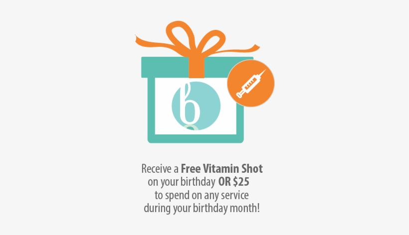 On Your Birthday Or $25 To Spend On Any Service During - Graphic Design, transparent png #3648463