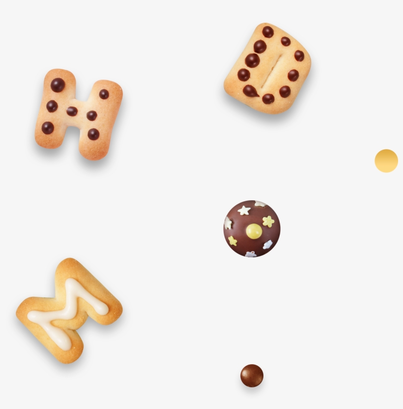 Cartoon Biscuit Letter Decoration Vector - Biscuit, transparent png #3648884