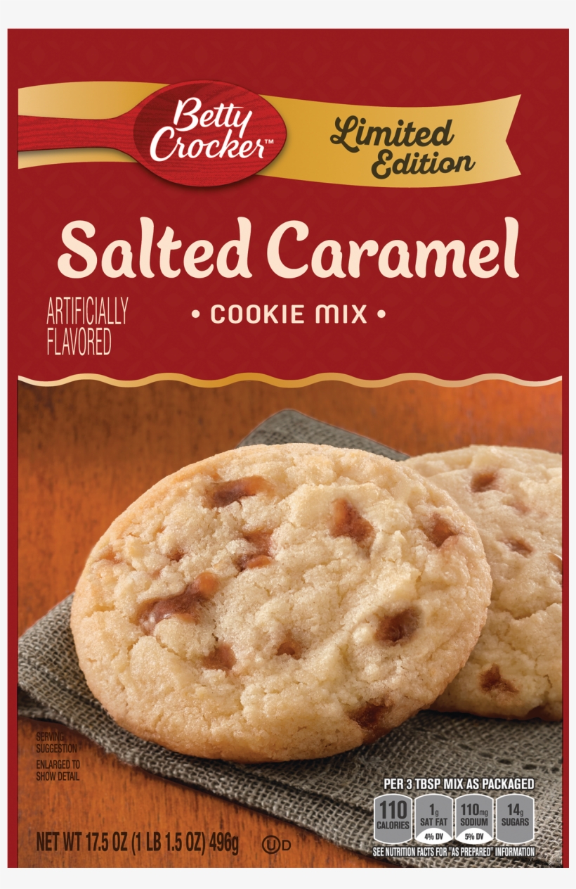 Betty Crocker Salted Caramel Cookie Mix, transparent png #3649063