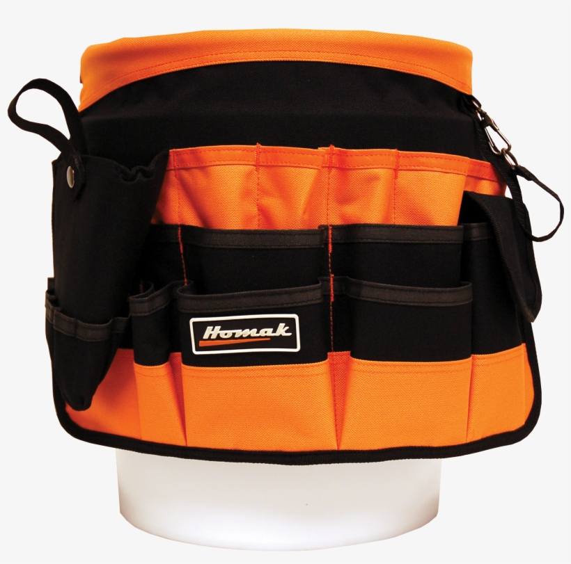 10″ Bucket Bag - Homak Tb00102038 10 Inch Bucket Bag With 38 Pockets, transparent png #3649146