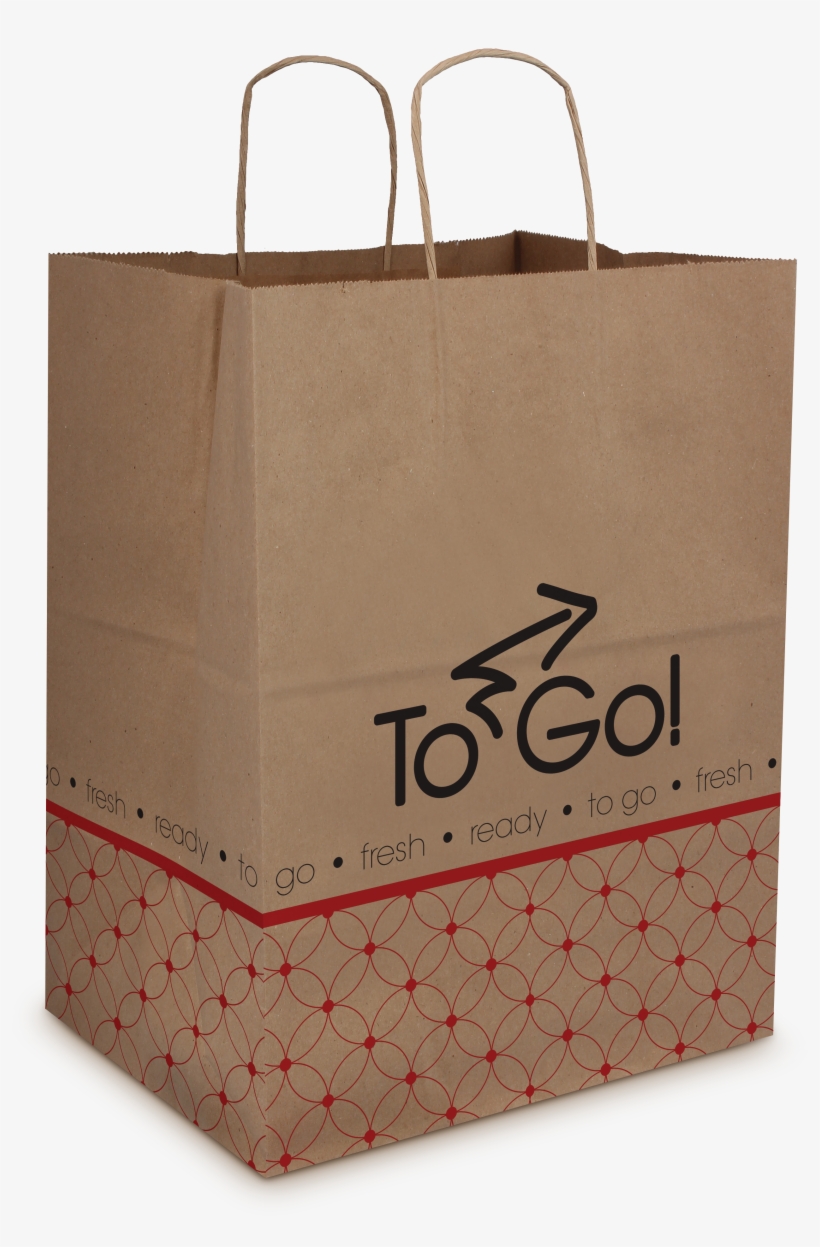 Dubl Life® Paper Carryout Shopping Bags - Togo Bags, transparent png #3649341