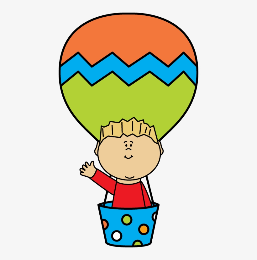 Clip Arts Related To - Girl In Hot Air Balloon Clipart, transparent png #3649579