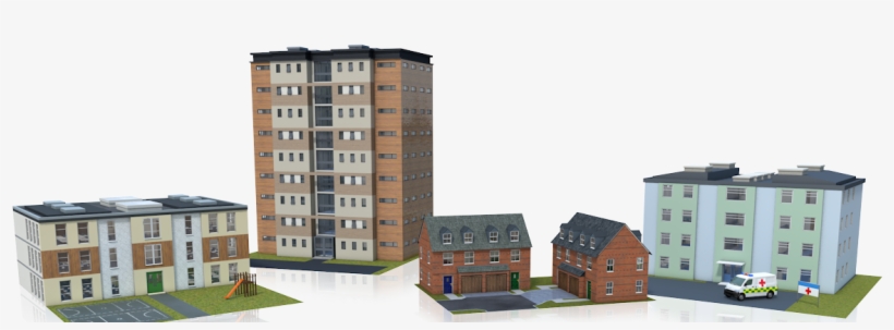 Education Healthcare Residential Housing Student Accommodation - Tower Block, transparent png #3649727