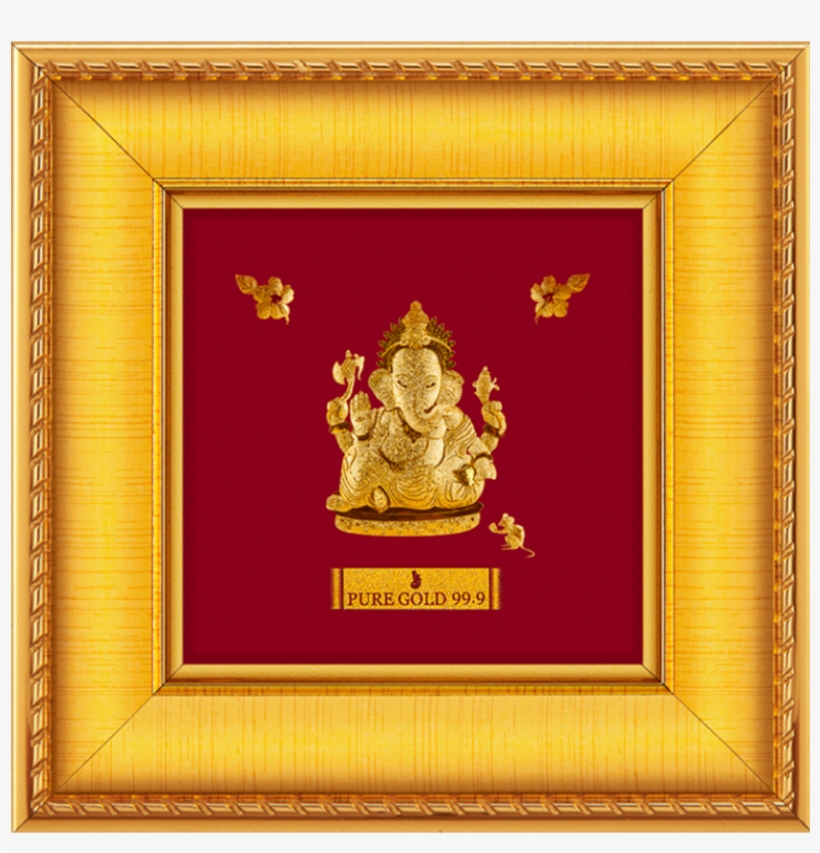 A9 Ganesha - Gold, transparent png #3649965