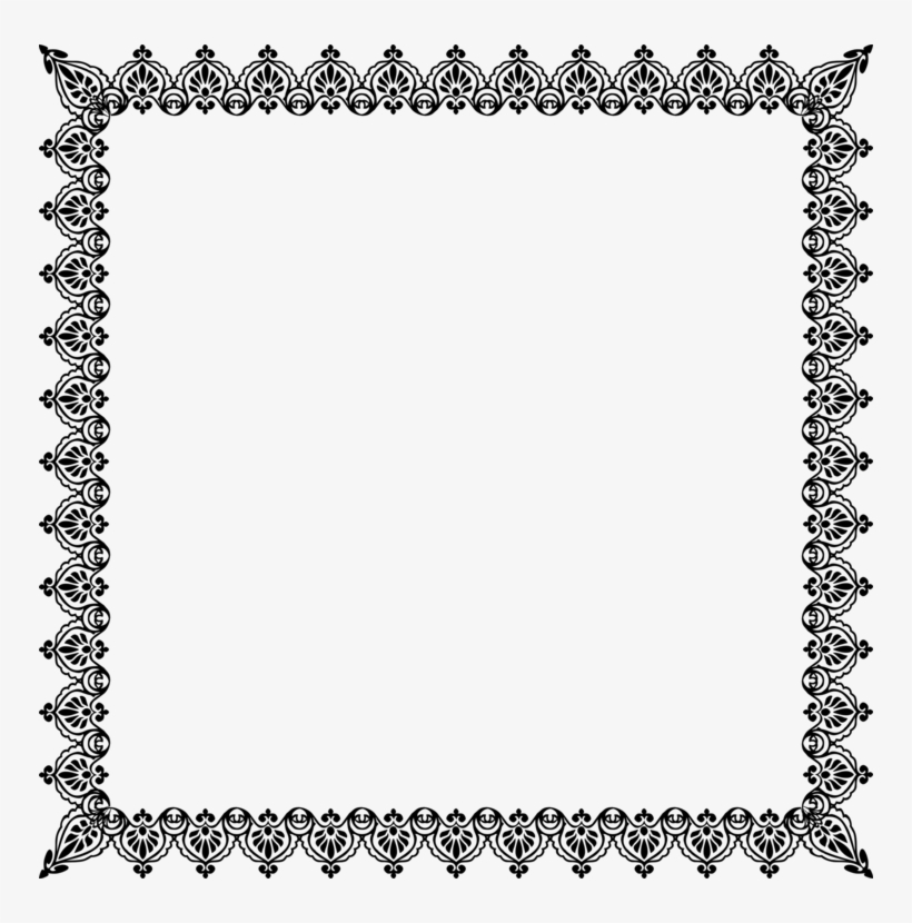Borders And Frames Picture Frames Download Graphic - Page Border For Certificate, transparent png #3650178