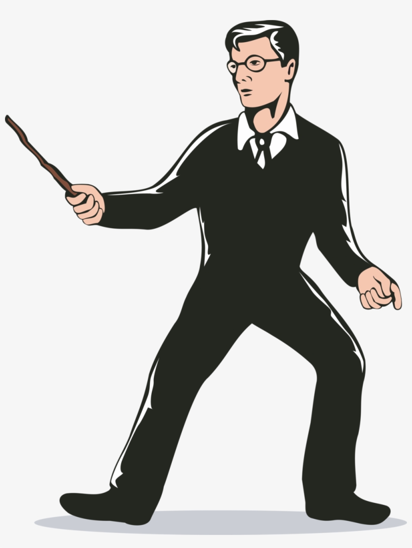 Apartment Building Income And Expense Statements Working - Young Wizard Cartoon, transparent png #3650402