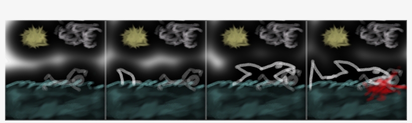 The Frames Represent Starting State, One Error, Two - Motif, transparent png #3650877