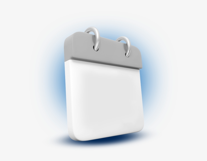 3d White Calendar Featuredcontent - Calendar 3d Png, transparent png #3651146